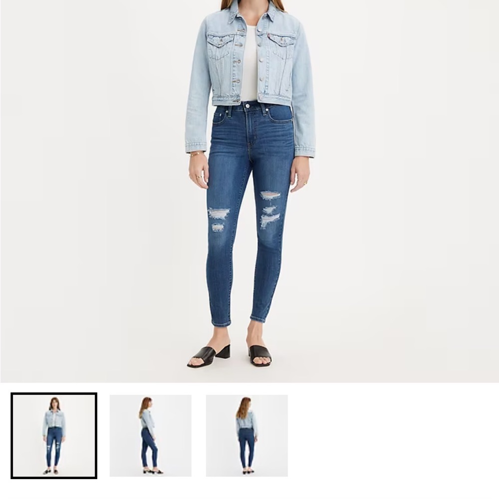 👖Levi’s 721 HIGH RISE SKINNY JEANS - Picture 14 of 16